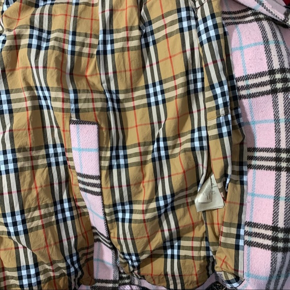 SOLD Burberry Wool Coat Pink Plaid Nova Check - Picture 12 of 14
